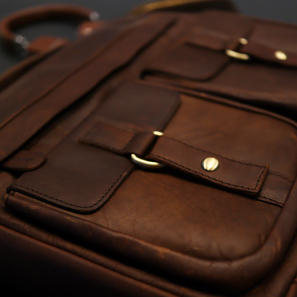 The Courier - Leather Briefcase