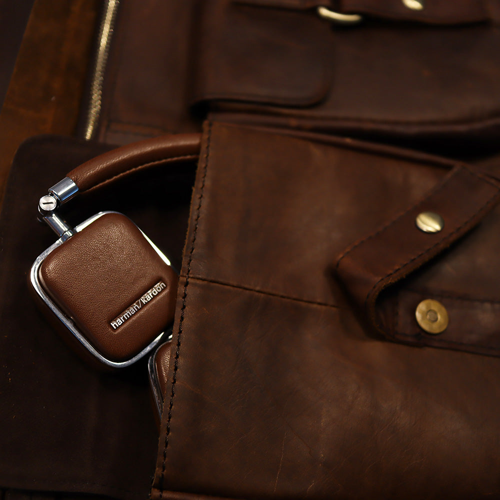 The Courier - Leather Briefcase