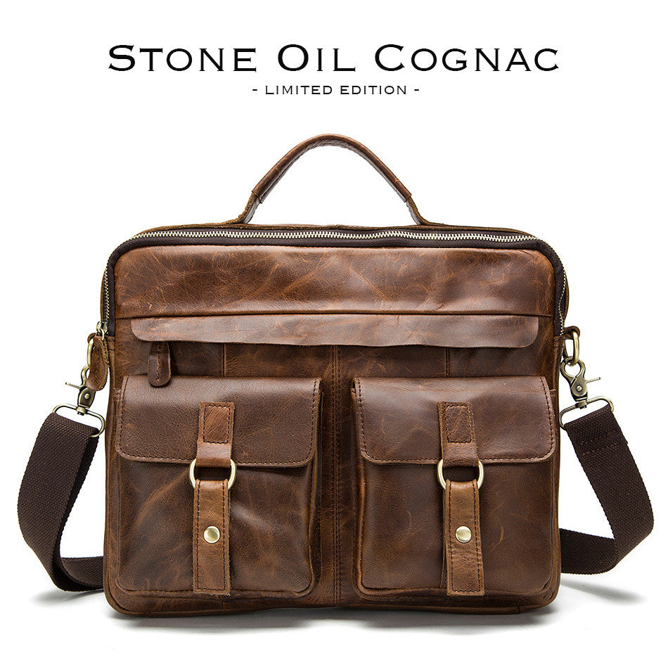 The Courier - Leather Briefcase